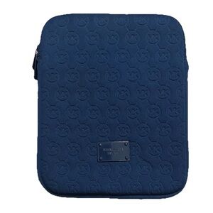 Michael Kors Embossed Logo Blue  Ipad Tablet Sleeves Case Cover